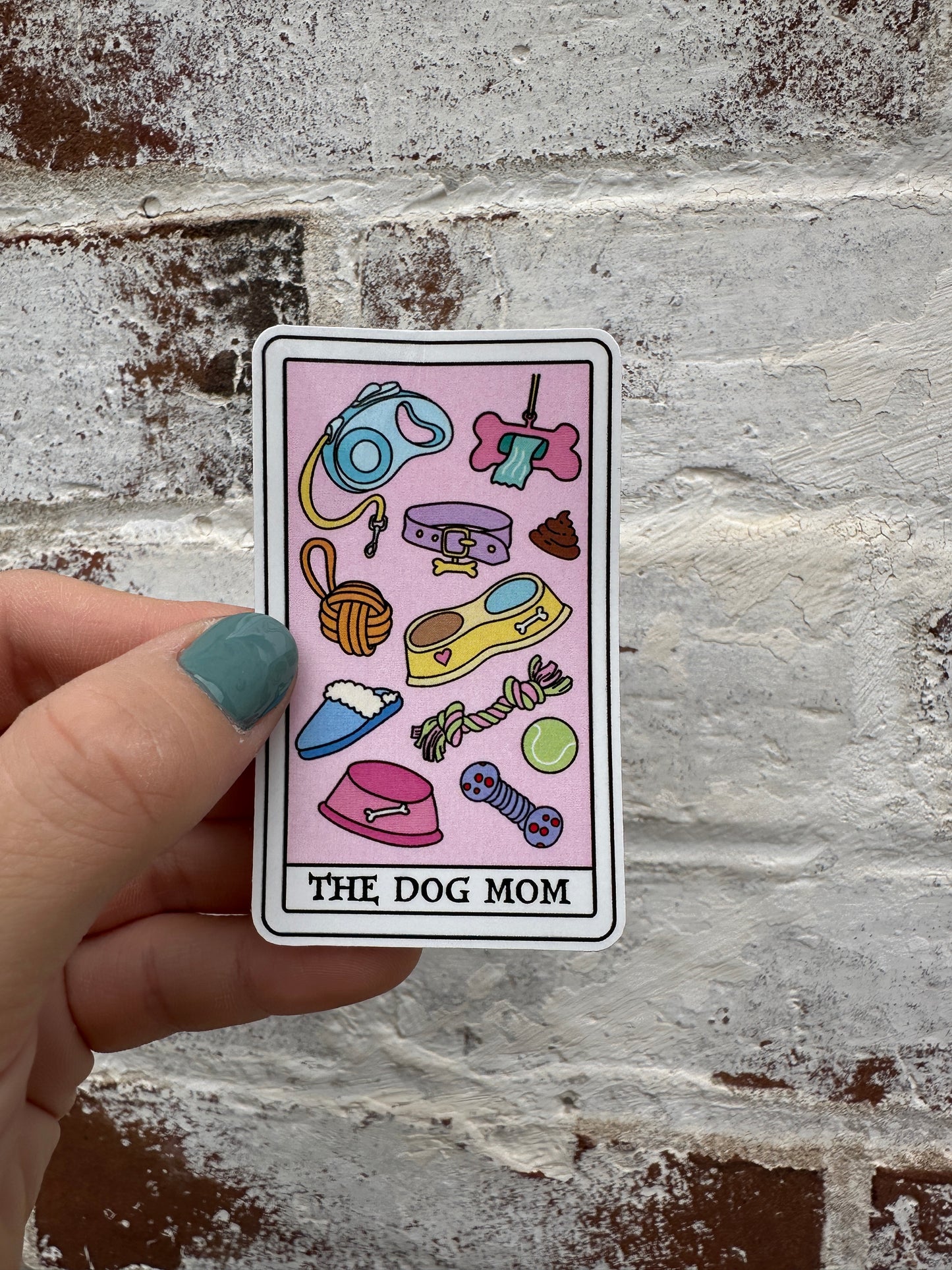 The Dog Mom Tarot Card