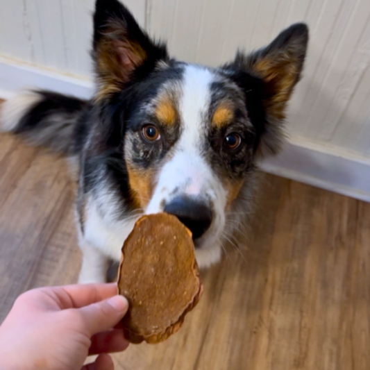 Sweet Potato Chews with Beef Liver