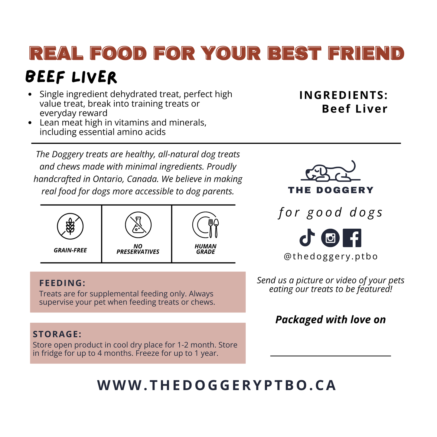 Beef Liver Treats for Dogs