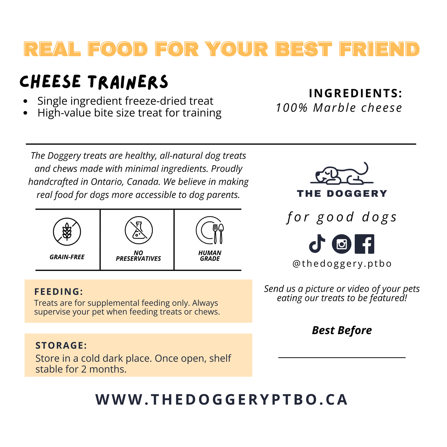 Freeze Dried Marble Cheese