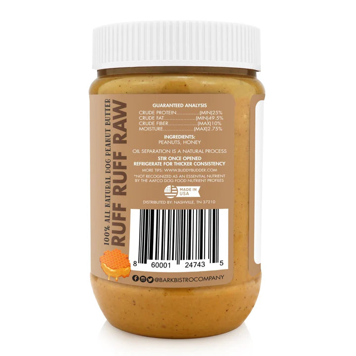 Ruff Ruff Raw Honey | Peanut Butter for Dogs