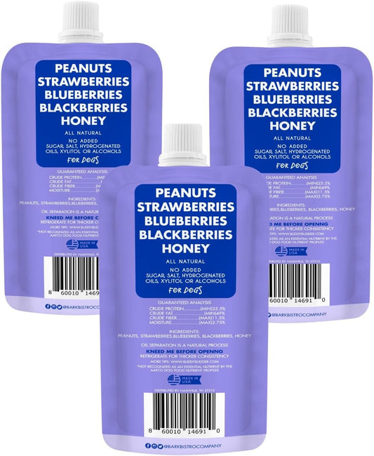 Superberry Snoot Squeeze Pack | Peanut Butter for Dogs