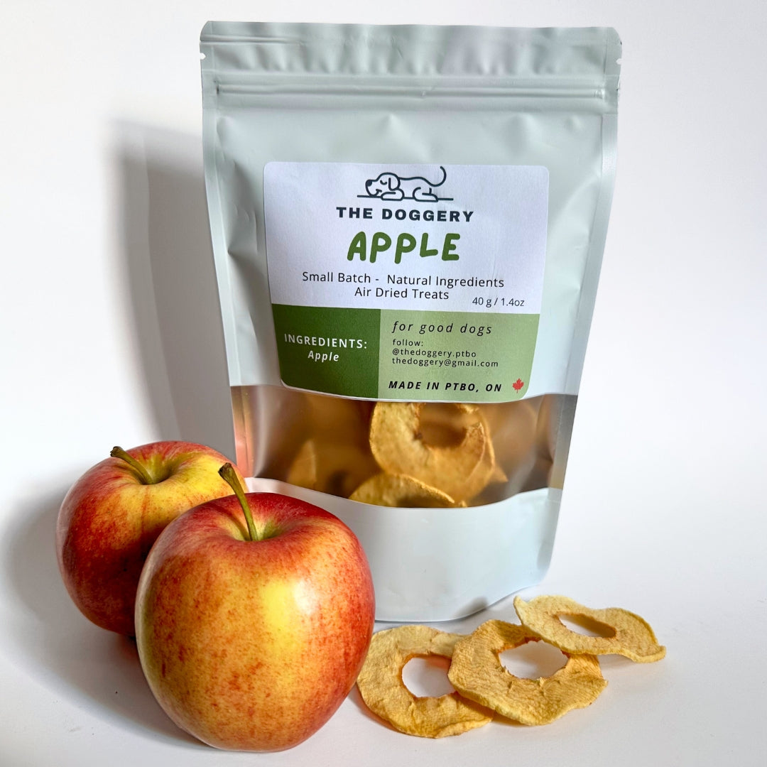 Dehydrated Apple Dog Treats