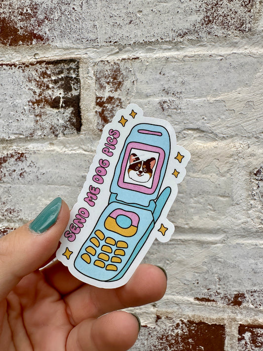 Send me Dog Pics Sticker