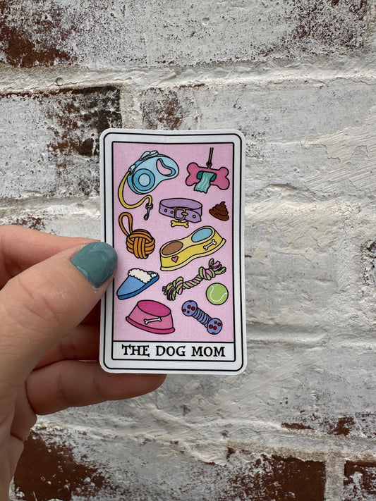 The Dog Mom Tarot Card