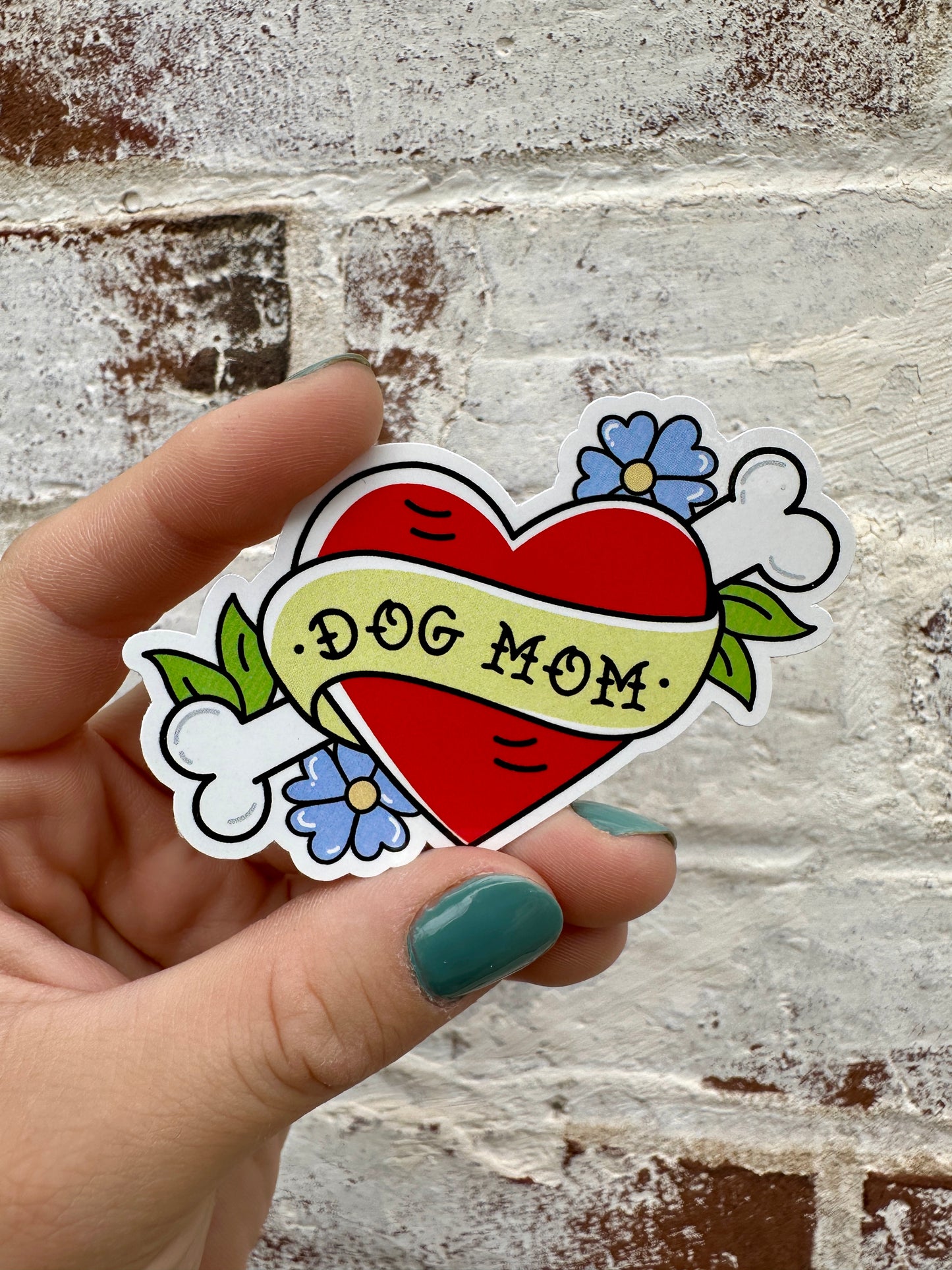 Dog Mom Heart Tattoo
