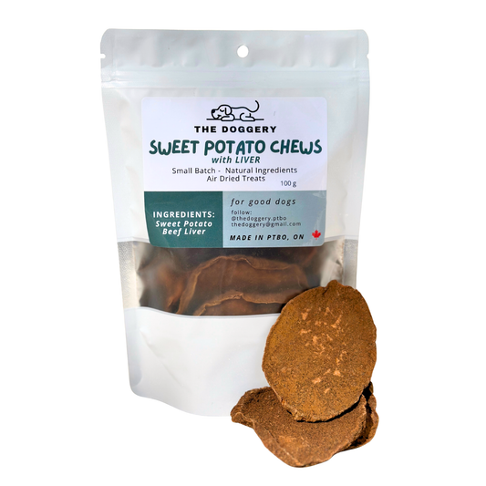Sweet Potato Chews with Beef Liver