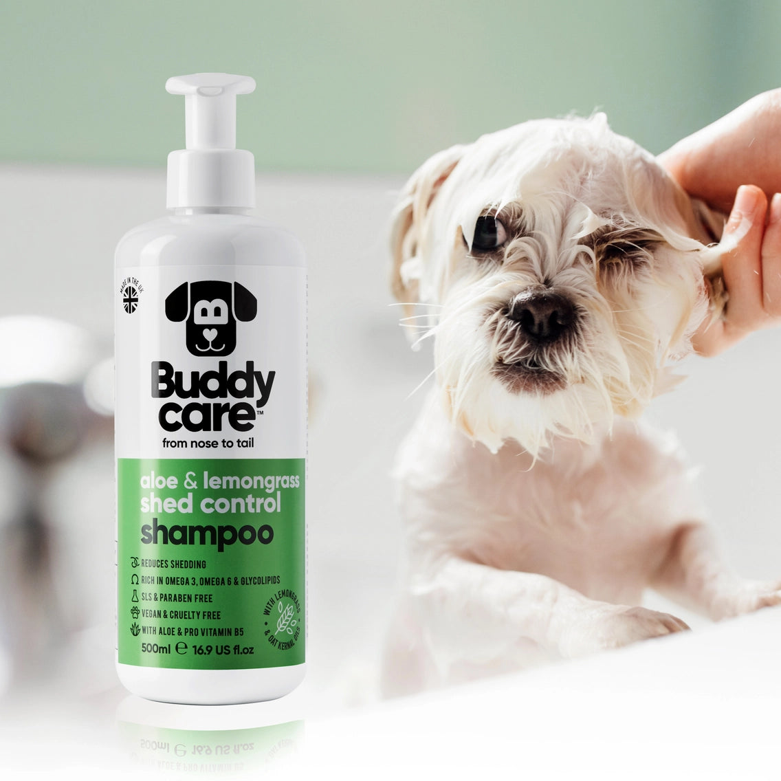Shed Control Dog Shampoo | Lemongrass & Aloe
