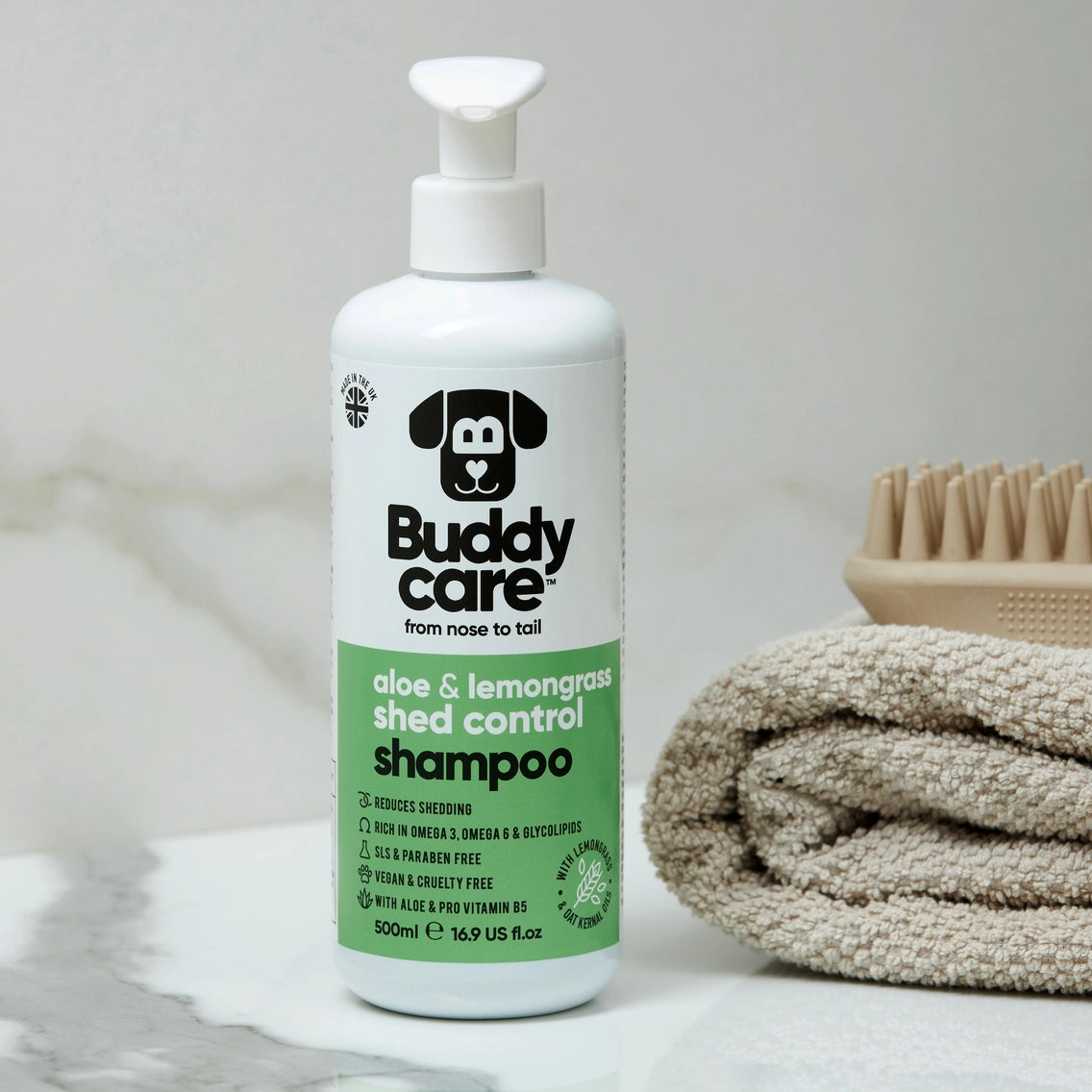 Shed Control Dog Shampoo | Lemongrass & Aloe