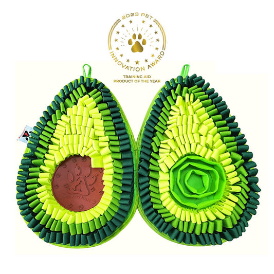 Delicious Avocado™ Anti-Bite Snuffle Mat | Challenge Level 3