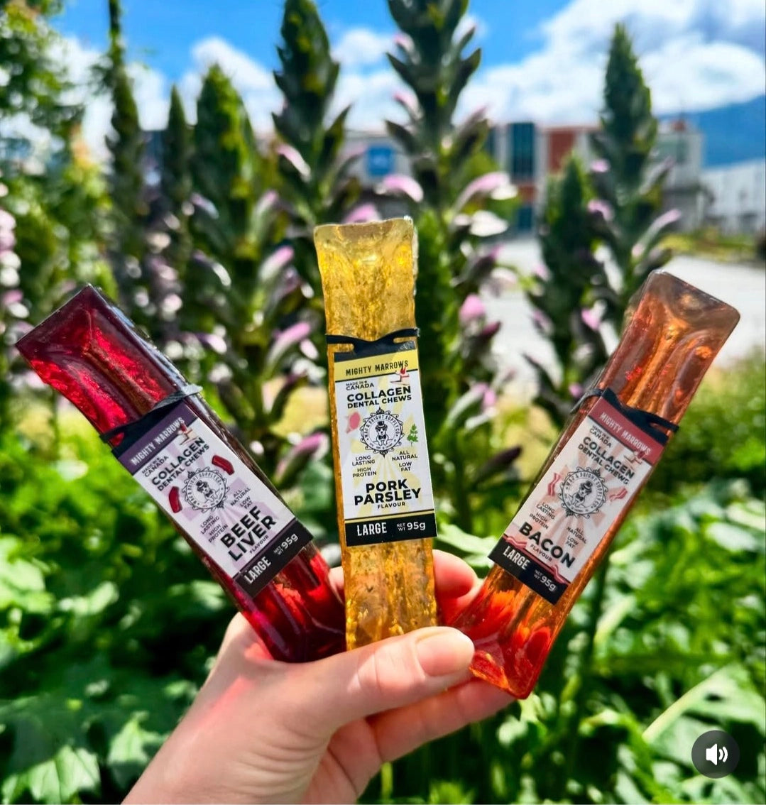 Mighty Marrows Collagen Dental Chew | Beef Liver Large