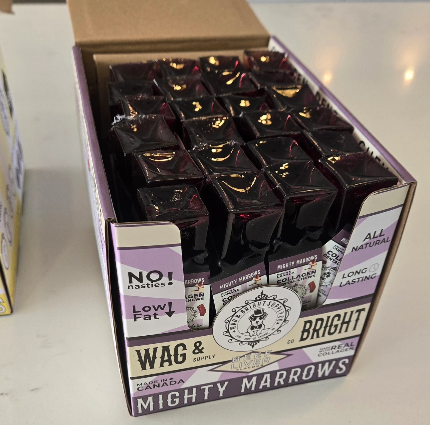 Mighty Marrows Collagen Dental Chew | Beef Liver Large