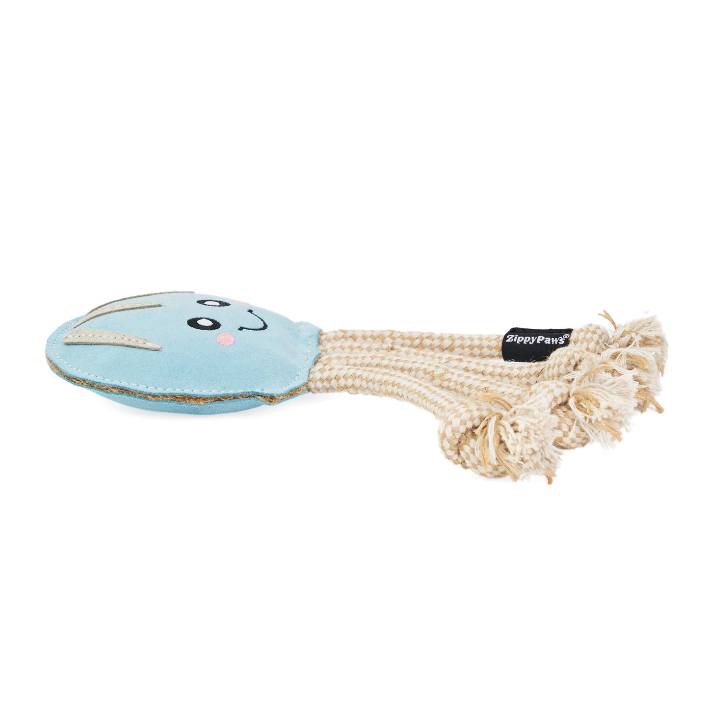 Ecozippy Suede and Rope Buddies - Jellyfish - Dog Toy