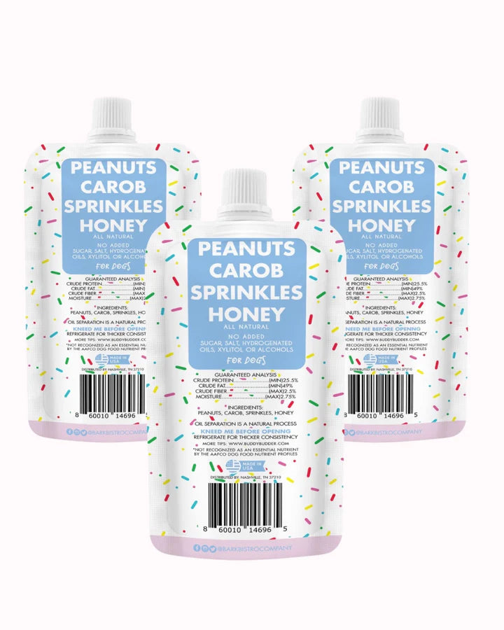 Birthday Bash Squeeze Pack | Peanut Butter for Dogs