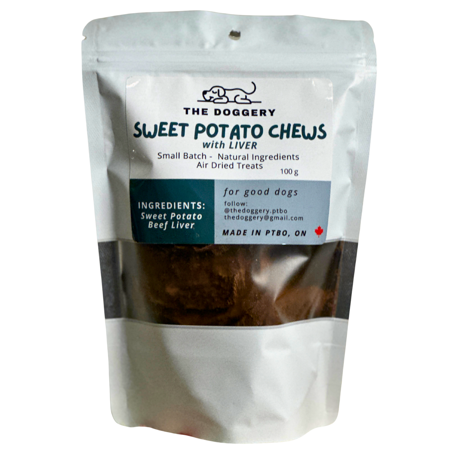 Sweet Potato Chews with Beef Liver